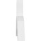 Ekena Millwork Archdale Architectural Grade PVC Gable Bracket, 72"W x 24"H x 4"D x 6"F, 8/12 Pitch GBP072X24X0406ARC00 - alternate 2